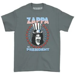 For President - Star Spangled T-shirt(Frank Zappa For President Star Spangled T Shirt 421083)