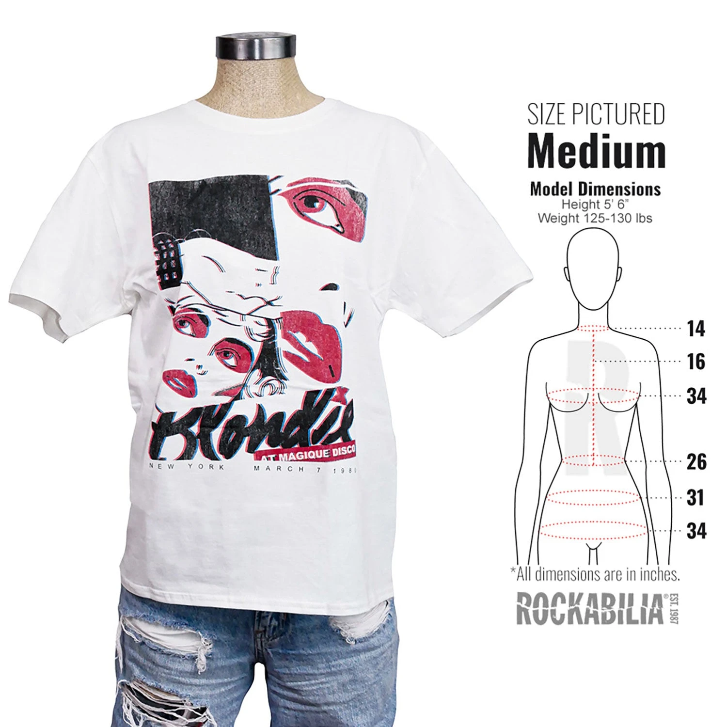 Pop Art Best Boyfriend Tee Junior Top(Blondie Pop Art Best Boyfriend Tee Junior Top 421834) 4 Pop Art Best Boyfriend Tee Junior Top(Blondie Pop Art Best Boyfriend Tee Junior Top 421834) - Image 2