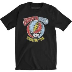 Tour 74 Vintage Plus Crew Slim Fit T-shirt(Grateful Dead Tour 74 Vintage Plus Crew Slim Fit T Shirt 422292)