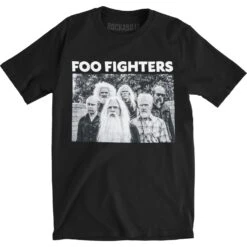 Old Band Photo Slim Fit T-shirt(Foo Fighters Old Band Photo Slim Fit T Shirt 422663)