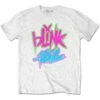 Neon Logo Kids Tee Childrens T-shirt(Blink 182 Neon Logo Kids Tee Childrens T Shirt 423010) -ROCABILIA CLOTHING SALE 423010F