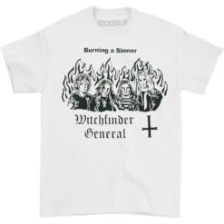 Burn A Witch T-shirt(Witchfinder General Band Burn A Witch T Shirt 423700)