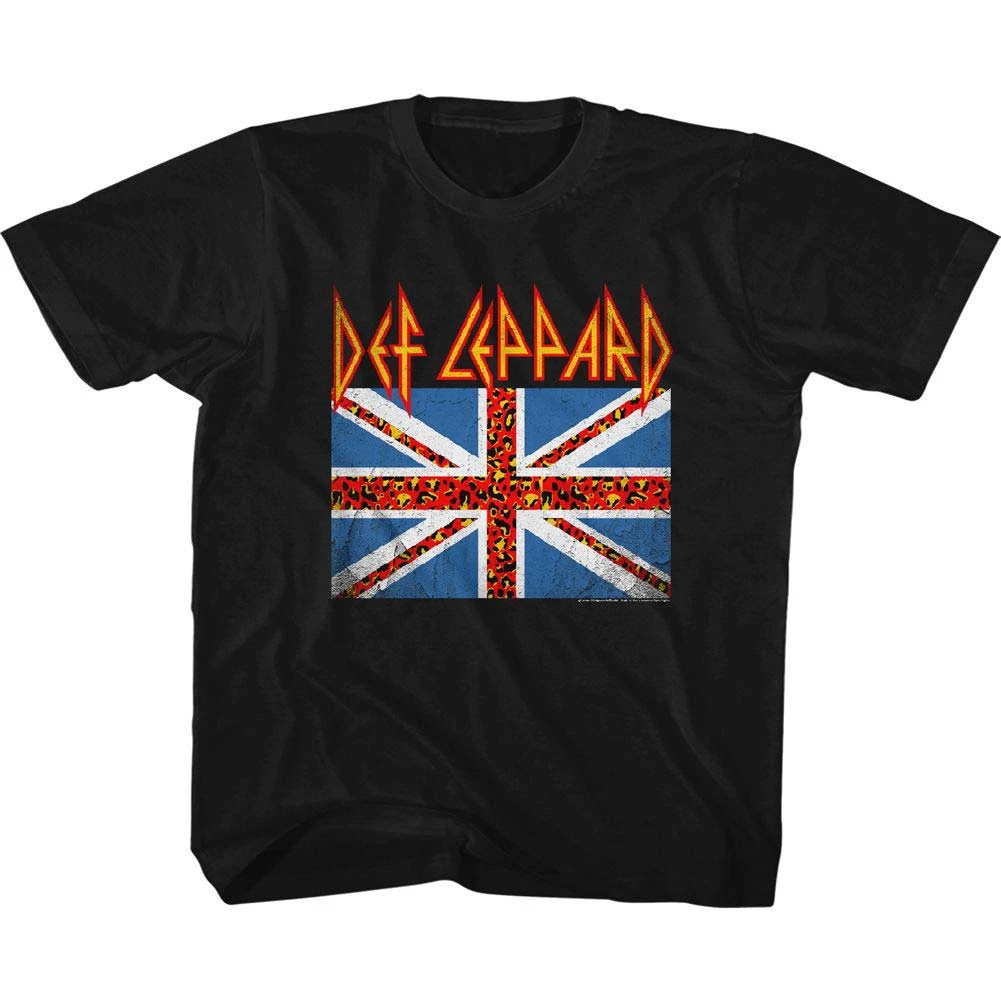 Leopard Flag Kids Childrens T-shirt(Def Leppard Leopard Flag Kids Childrens T Shirt 424401) 3 Leopard Flag Kids Childrens T-shirt(Def Leppard Leopard Flag Kids Childrens T Shirt 424401)