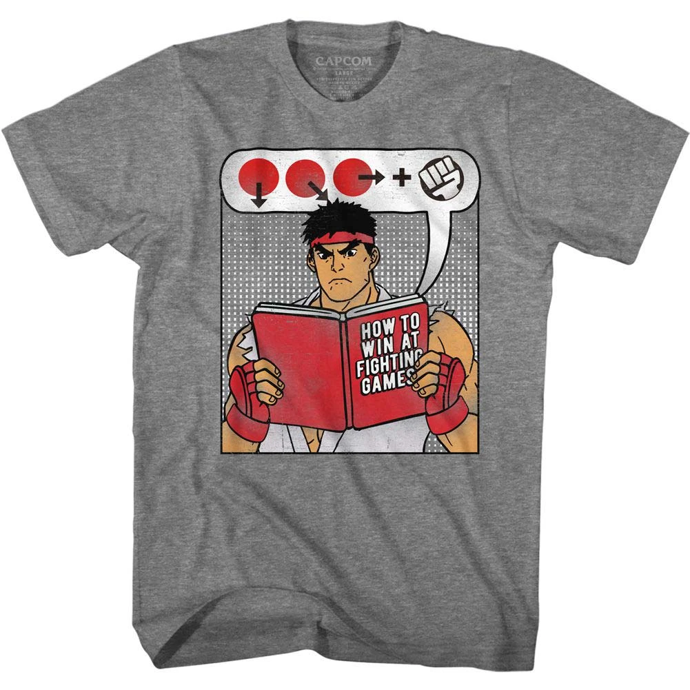 How To Win Book T-shirt(Street Fighter How To Win Book T Shirt 424824) 3 How To Win Book T-shirt(Street Fighter How To Win Book T Shirt 424824)