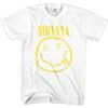 Yellow Smile Face Logo Kids Tee Childrens T-shirt(Nirvana Yellow Smile Face Logo Kids Tee Childrens T Shirt 425004)