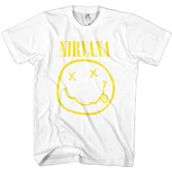 Yellow Smile Face Logo Kids Tee Childrens T-shirt(Nirvana Yellow Smile Face Logo Kids Tee Childrens T Shirt 425004)