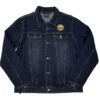 Classic Logo (Back Print) Denim Jacket(Guns N Roses Classic Logo Back Print Denim Jacket 425340) -ROCABILIA CLOTHING SALE 425340F