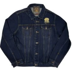 Classic Crest (Back Print) Denim Jacket(Queen Classic Crest Back Print Denim Jacket 425428)