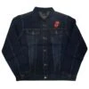 Classic Tongue (Back Print) Denim Jacket(Rolling Stones Classic Tongue Back Print Denim Jacket 425444) -ROCABILIA CLOTHING SALE 425444F