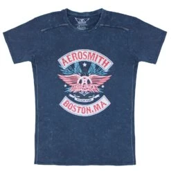 Boston Pride (Snow Wash) Vintage T-shirt(Aerosmith Boston Pride Snow Wash Vintage T Shirt 425484)