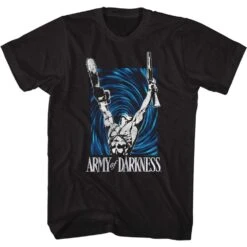 Ash & Portal T-shirt(Army Of Darkness Ash Portal T Shirt 426138)