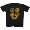 Sketchy Faces Kids Childrens T-shirt(Kiss Sketchy Faces Kids Childrens T Shirt 426233)