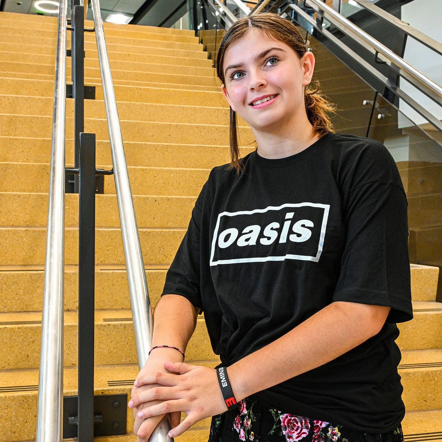 Logo On Black Slim Fit T-shirt(Oasis Logo On Black Slim Fit T Shirt 426312) 4 Logo On Black Slim Fit T-shirt(Oasis Logo On Black Slim Fit T Shirt 426312) - Image 2