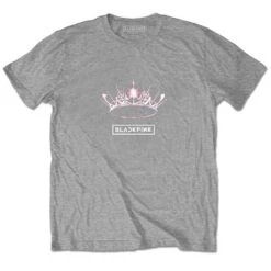 The Album - Crown (Back Print) Slim Fit T-shirt(Blackpink The Album Crown Back Print Slim Fit T Shirt 426439)