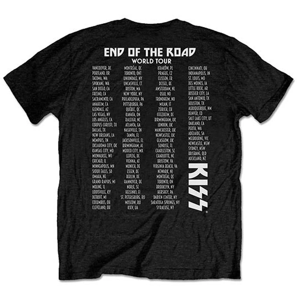 End Of The Road Tour (Back Print) Slim Fit T-shirt(Kiss End Of The Road Tour Back Print Slim Fit T Shirt 426690) 4 End Of The Road Tour (Back Print) Slim Fit T-shirt(Kiss End Of The Road Tour Back Print Slim Fit T Shirt 426690) - Image 2