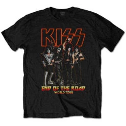 End Of The Road Tour (Back Print) Slim Fit T-shirt(Kiss End Of The Road Tour Back Print Slim Fit T Shirt 426690)