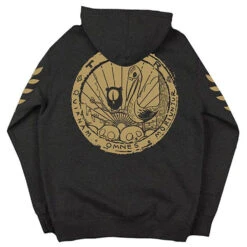 One Eyed Bird (Back & Arm Print) Zippered Hooded Sweatshirt(Tv On The Radio One Eyed Bird Back Arm Print Zippered Hooded Sweatshirt 426730) -ROCABILIA CLOTHING SALE 426730B