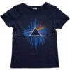 Dark Side Of The Moon Blue Splatter Kids Tee Childrens T-shirt(Pink Floyd Dark Side Of The Moon Blue Splatter Kids Tee Childrens T Shirt 426884) -ROCABILIA CLOTHING SALE 426884F