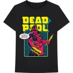 Marvel Comics Comic Merc Slim Fit T-shirt(Deadpool Marvel Comics Comic Merc Slim Fit T Shirt 426915)