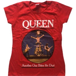 One Bites The Dust Ladies T-Shirt Junior Top(Queen One Bites The Dust Ladies T Shirt Junior Top 427017)