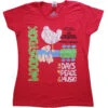 Vintage Classic Poster Ladies T-Shirt Junior Top(Woodstock Vintage Classic Poster Ladies T Shirt Junior Top 427023)