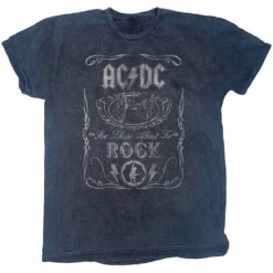 AC/DC Cannon Swig (Dip-Dye) Tie Dye T-shirt(Ac Dc Cannon Swig Dip Dye Tie Dye T Shirt 427166)