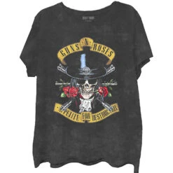 Appetite Washed (Dip-Dye/Mineral Wash) Tie Dye T-shirt(Guns N Roses Appetite Washed Dip Dye Mineral Wash Tie Dye T Shirt 427171)