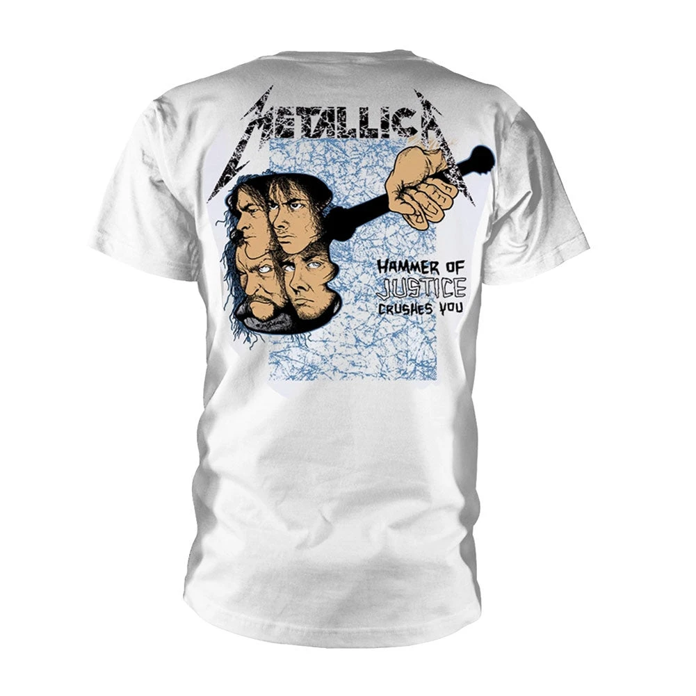 And Justice For All (white) T-shirt(Metallica And Justice For All White T Shirt 427413) 4 And Justice For All (white) T-shirt(Metallica And Justice For All White T Shirt 427413) - Image 2