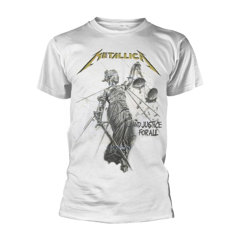 And Justice For All (white) T-shirt(Metallica And Justice For All White T Shirt 427413) 3 And Justice For All (white) T-shirt(Metallica And Justice For All White T Shirt 427413)