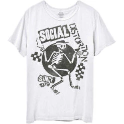 Speakeasy Checkerboard Slim Fit T-shirt(Social Distortion Speakeasy Checkerboard Slim Fit T Shirt 427720)