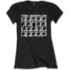 Hard Days Night Faces Mono Ladies T-Shirt Junior Top(Beatles Hard Days Night Faces Mono Ladies T Shirt Junior Top 427823) -ROCABILIA CLOTHING SALE 427823F