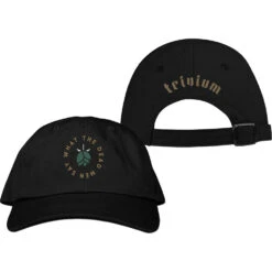 Dead (Front & Back Logo) Baseball Cap(Trivium Dead Front Back Logo Baseball Cap 427997)