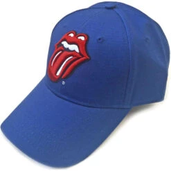 Classic Tongue (Mid Blue) Baseball Cap(Rolling Stones Classic Tongue Mid Blue Baseball Cap 428007)