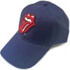 Classic Tongue (Navy Blue) Baseball Cap(Rolling Stones Classic Tongue Navy Blue Baseball Cap 428008) -ROCABILIA CLOTHING SALE 428008F