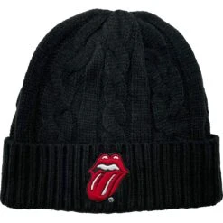 Classic Tongue (Cable Knit) Beanie(Rolling Stones Classic Tongue Cable Knit Beanie 428093)