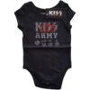 Army Kids Baby Grow Bodysuit(Kiss Army Kids Baby Grow Bodysuit 428140) -ROCABILIA CLOTHING SALE 428140F