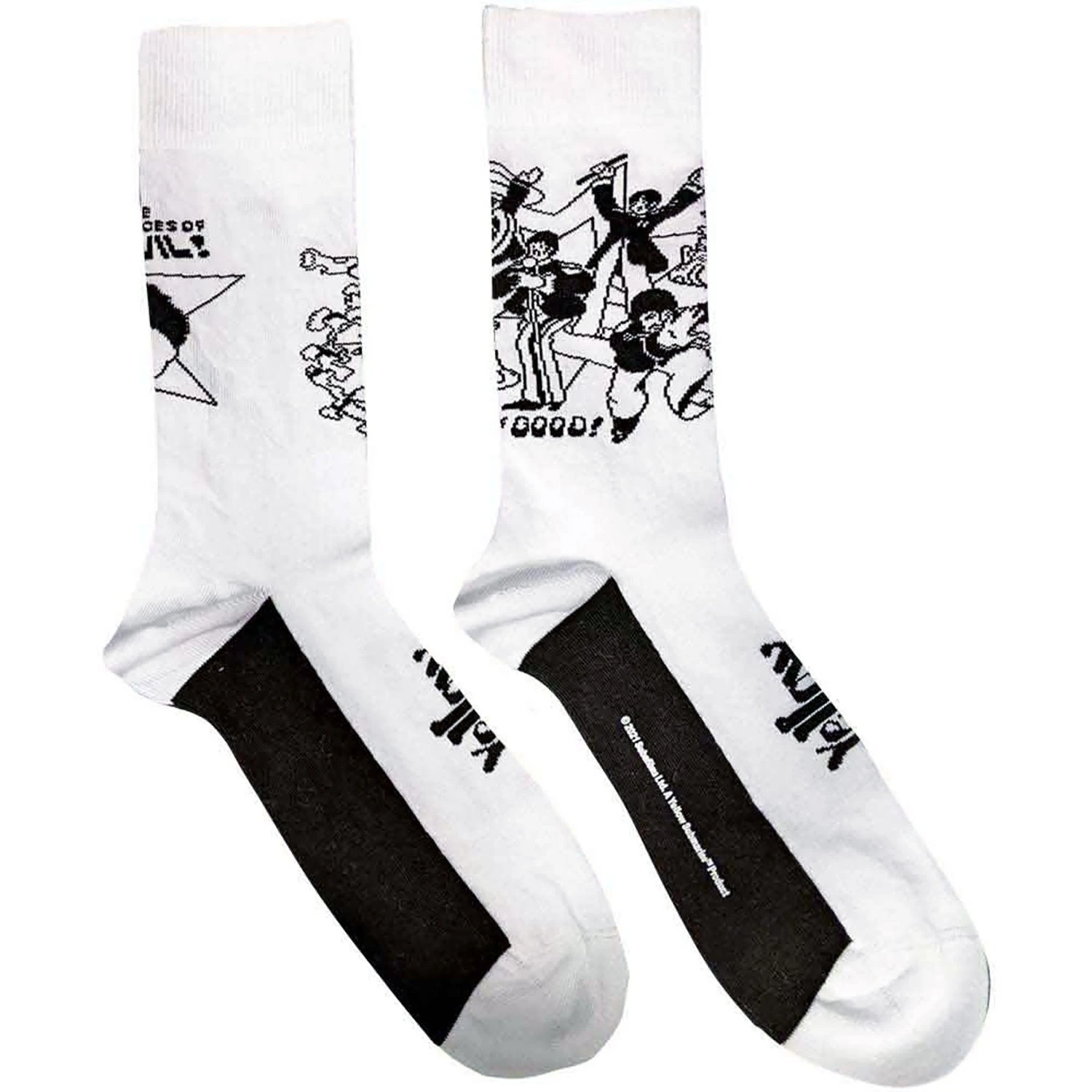 Good V Evil (US Men's Shoe Size 8 - 12) Socks(Beatles Good V Evil Us Men S Shoe Size 8 12 Socks 428678) 3 Good V Evil (US Men's Shoe Size 8 - 12) Socks(Beatles Good V Evil Us Men S Shoe Size 8 12 Socks 428678)