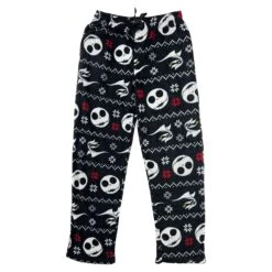 Santa Jack & Zero Plush Pant Lounge Pants(Nightmare Before Christmas Santa Jack Zero Plush Pant Lounge Pants 428751)