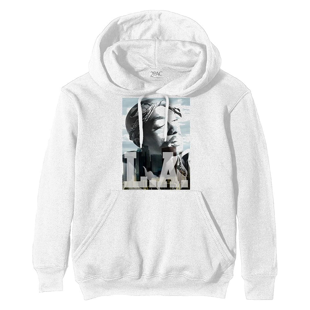 LA Skyline Hooded Sweatshirt(Tupac La Skyline Hooded Sweatshirt 428763) 3 LA Skyline Hooded Sweatshirt(Tupac La Skyline Hooded Sweatshirt 428763)