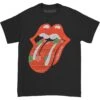 Christmas Tongue Slim Fit T-shirt(Rolling Stones Christmas Tongue Slim Fit T Shirt 428817) 1 Christmas Tongue Slim Fit T-shirt(Rolling Stones Christmas Tongue Slim Fit T Shirt 428817) -ROCABILIA CLOTHING SALE 428817F