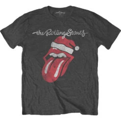 Santa Lick Slim Fit T-shirt(Rolling Stones Santa Lick Slim Fit T Shirt 428819)