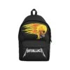 Pushead Flame Daypack Backpack(Metallica Pushead Flame Daypack Backpack 429073) 2 Pushead Flame Daypack Backpack(Metallica Pushead Flame Daypack Backpack 429073) -ROCABILIA CLOTHING SALE 429073F