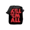 Kill Em All Blood Crossbody Bag Messenger Bag(Metallica Kill Em All Blood Crossbody Bag Messenger Bag 429099) -ROCABILIA CLOTHING SALE 429099F