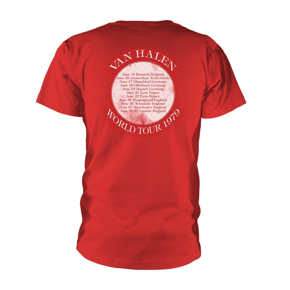 1979 Tour T-shirt(Van Halen 1979 Tour T Shirt 430508) 4 1979 Tour T-shirt(Van Halen 1979 Tour T Shirt 430508) - Image 2