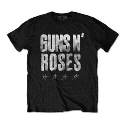 Paradise City Stars (Back Print) Slim Fit T-shirt(Guns N Roses Paradise City Stars Back Print Slim Fit T Shirt 430792)
