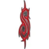 Tribal S Pewter Pin Badge(Slipknot Tribal S Pewter Pin Badge 430856) -ROCABILIA CLOTHING SALE 430856F