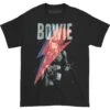 Distressed Bolt Slim Fit T-shirt(David Bowie Distressed Bolt Slim Fit T Shirt 431274) -ROCABILIA CLOTHING SALE 431274F
