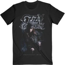 Ordinary Man Standing Slim Fit T-shirt(Ozzy Osbourne Ordinary Man Standing Slim Fit T Shirt 431541)