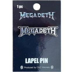 Logo Pewter Pin Badge(Megadeth Logo Pewter Pin Badge 432625)