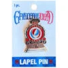 Train Pewter Pin Badge(Grateful Dead Train Pewter Pin Badge 433316) -ROCABILIA CLOTHING SALE 433316F